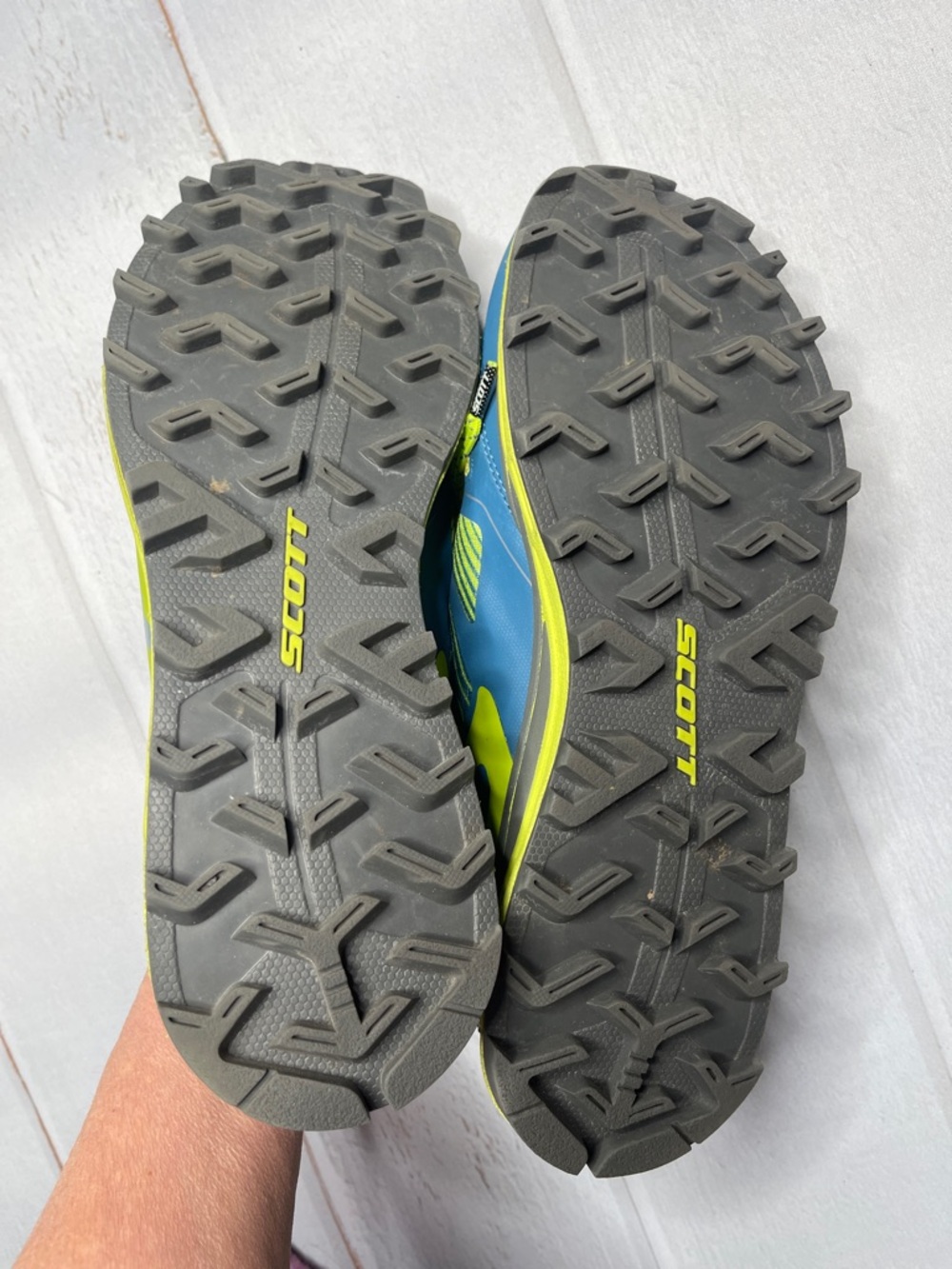 Scott Trail Shoes Eride 9.5 Men’s Kinabalu Supertrac Blue Sneakers Running - Picture 7 of 12
